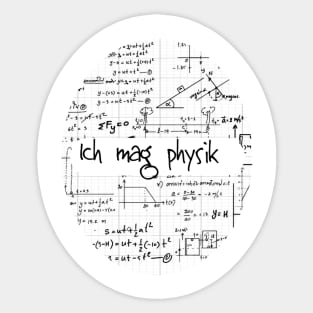 ich mag Physik Sticker